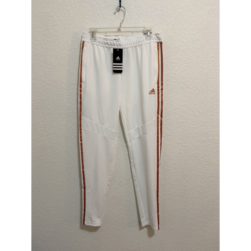 NWT New Adidias Tiro 19 training pants White Burnt Orange Medium